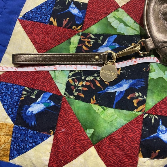 Botkier Bronze-Gold Leather Clutch Wristlet - Picture 15 of 16